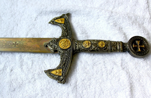 Imagen 6 de 6 de Espada Templarios Antigua Colección C