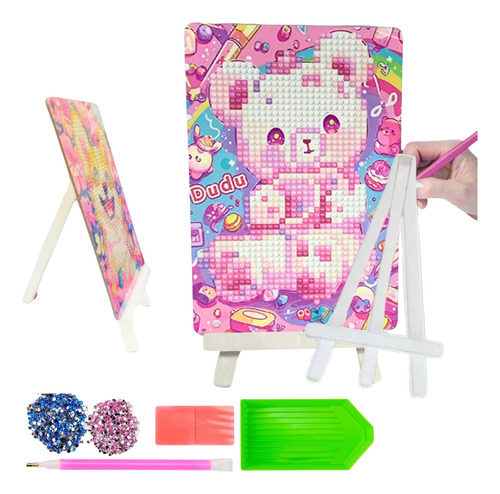 Kit De Pintura Diamond Painting Atril Cuadro 10x15cm Codje-b