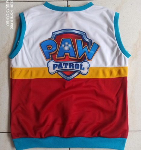 Disfraz  Chaleco  Paw Patrol Patrulla Canina