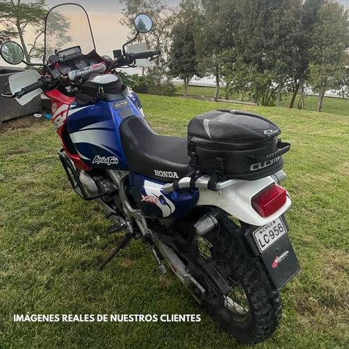 Imagen 9 de 10 de Bolso De Cola Moto Semi-rígido Con Carpa P/lluvia | Cucyma