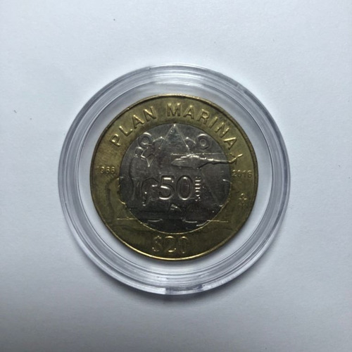 Moneda De 20 Pesos Plan De La Marina, 1966-2016