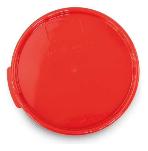 Tapa De Polietileno Para Recipiente Redondo De 6 Y 8 Qt