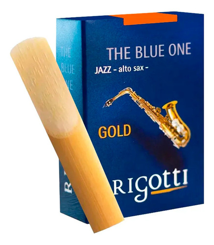 Palheta Bambu Para Sax Alto Profissional Rigotti Gold Jazz