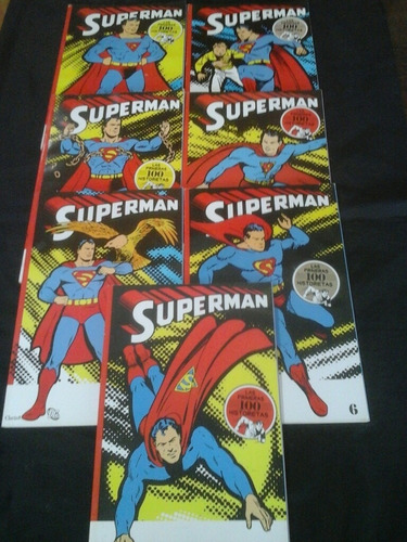 Lote De Superman - Las Primeras 100 Historietas (7 Ejs)