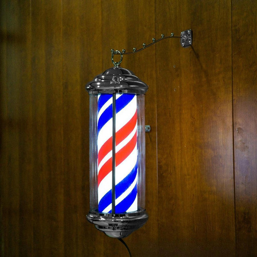 Luz De Poste De Peluquero, Montaje En Pared Impermeable, Luz
