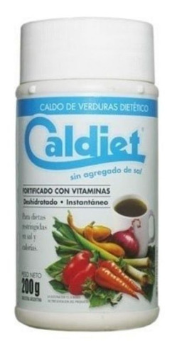 Caldo De Verduras Sin Sal Caldiet X 200 G