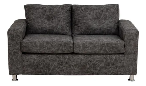 Living George 32 Cuero Auris Gris / Muebles América