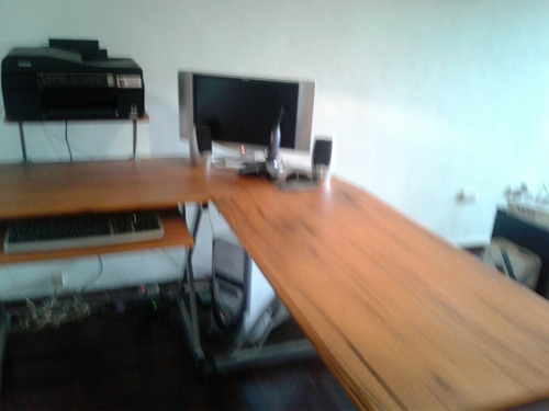 Escritorio Modular Usado 2 Sillas Accesorios En Buen Estado