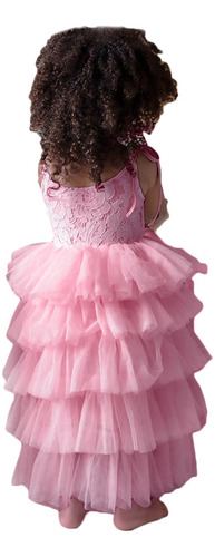 Vestido De Fiesta De Princesa Con Tutú De Tul Para Niñas