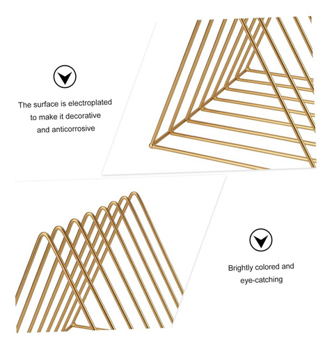 Soporte Triangular Para Libros W0desktop, De Hierro, Escrito