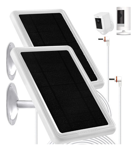 Cargador De Panel Solar Stick Up Cam 2nd & 3rd Gen Spot...