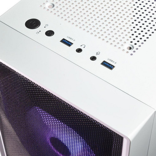 Imagen 3 de 8 de Gabinete Tecware Forge M2 3 Coolers Argb Mesh Frontal Blanco