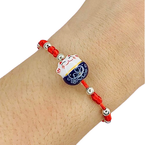 Pulsera De La Suerte Gatito Maneki-neko Ps 270-187