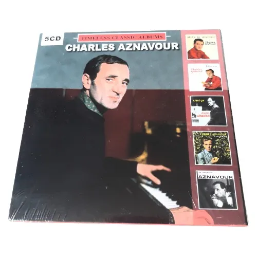5 Cds Charles Aznavour Box Set Edición Europea