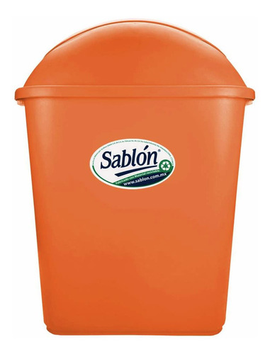 2 Pack Cesto Jumbo 26 L Sin Asas C/tapa Balancín En Colores