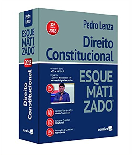 Direito Constitucional Esquematizado - Saraiva - 22ed, De Pedro Lenza. Editora Saraiva, Capa Mole, Edição 22 Em Português