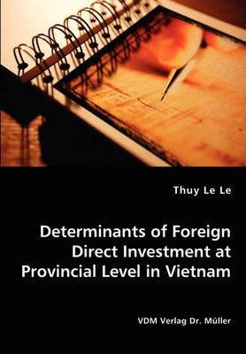 Libro Determinants Of Foreign Direct Investment At Provin...