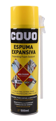 Espuma Expansiva Aislante Sellador De Poliuretano 500ml