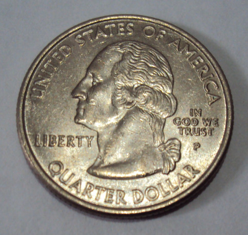 Moneda Estados Unidos Quarter Dollar, Año 2001, New York (Usado)