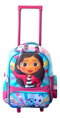 Mochila Grande Con Ruedas La Casa De Gabby Primaria Pilec