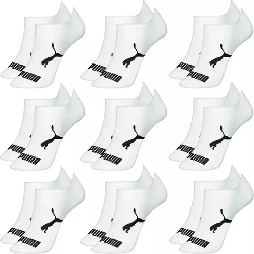 Kit 9 Pares Meias Puma Sapatilha Cano Baixo Algodão Original