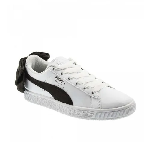 Puma basket top blancas charol