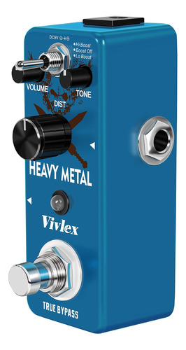 Vivlex Lef-305 Pedal De Efectos De Guitarra De Distorsión De