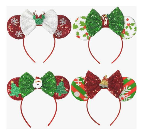 Diadema Minnie Orejas Navidad