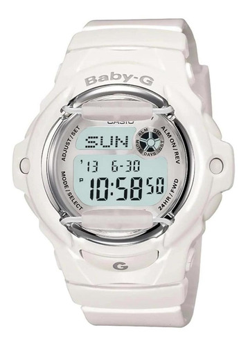 Reloj Casio Bg-169r-7am Baby-g Water Resist-blanco