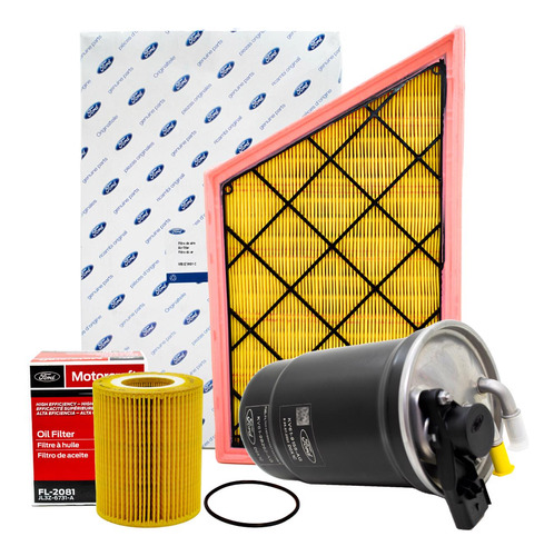 Kit 3 Filtros Aire Aceite Comb Nueva Ranger 3.0v6 Diesel +23