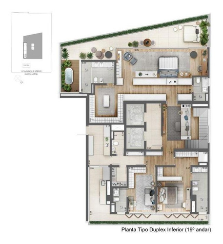 Apartamento À Venda No Bairro Jardim Paulista - São Paulo/sp - O-4229-11278