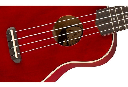 Ukelele Fender Venice Soprano Cherry Acoustic Red