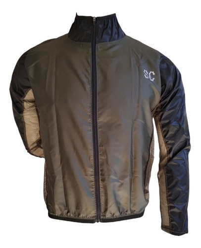 Campera De Ciclismo. Rompevientos. Sc, Hombre.