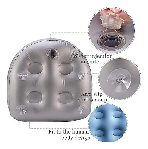 Taza Inflable Para Spa Y Jacuzzi Bañera De Piscina 4 Unida