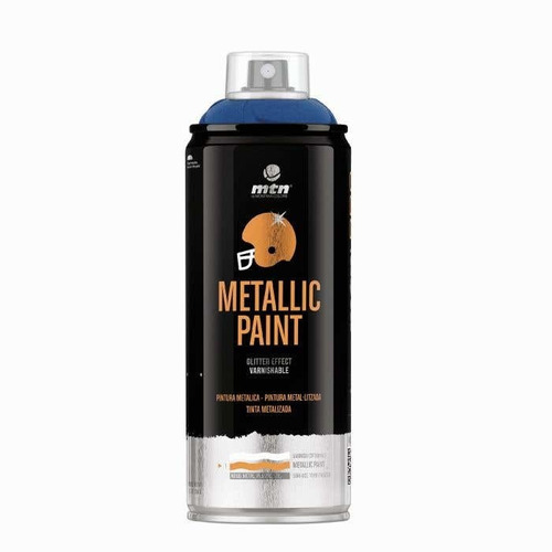 Pintura Metalizada Metálica Color Azul Marca Mtn