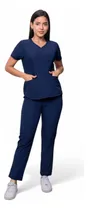 Comprar Uniformes Médicos Tela Nova Semistrech Azul Marino