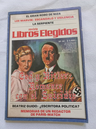 Revista Libros Elegidos: Eva Y Hitler: Romance Con El Suicid