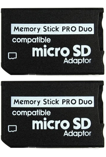 2 Adaptadores Tarjeta De Memoria Micro Sd A Memory Stick ...