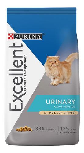 Excellent Gato Urinary Con Pollo Y Arroz X 1 Kg