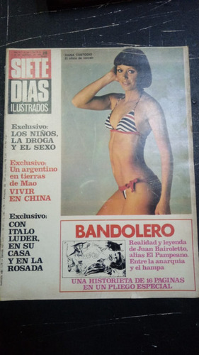Siete Días 432 Sept 1975 Bairoletto Correa Comic Luder
