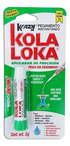 Pegamento Aplicador 2gr Krazy Kola Loka - 5 Piezas