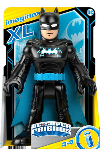 Figura Articulada Imaginext Dc Super Friends Batman Xl De 10