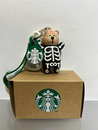 Llavero Starbucks Bearista Día De Muertos 2023 Halloween