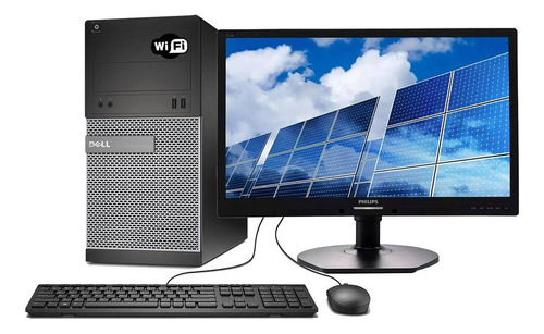 Pc Equipo Dell Gx3020 Core I5 4gb 250gb Lcd 22 Wifi W10