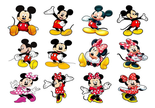 Termocolante Estampado Mickey E Minnie Da Disney