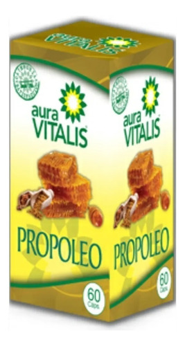 Propóleo 60 Caps. Aura Vitalis. Agro Servicio.