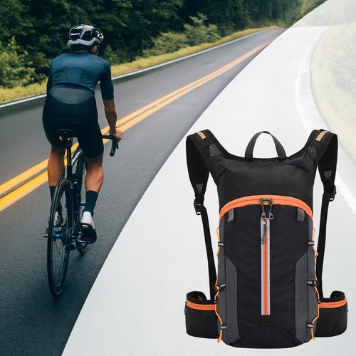 Mochila Deportiva Para Actividades Al Aire Libre, Naranja