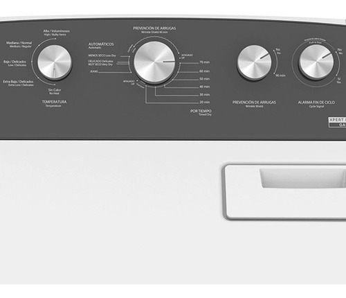 Imagen 7 de 10 de Whirlpool Secadora A Gas Carga Frontal 23 Kg 50 Lb Ecoboost