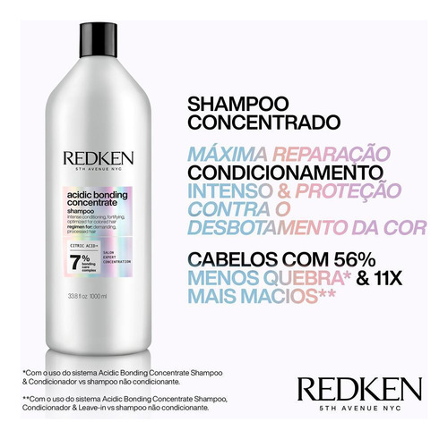 Redken Acidic Bonding Concentrate Shampoo 1000ml