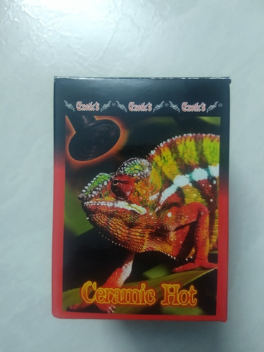 Imagen 3 de 5 de Foco Térmico De Cerámica 25w Exotic`s Reptiles,erizos Y Más